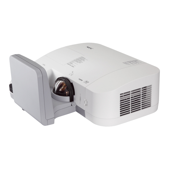 NEC NP-U300X Mode D'emploi