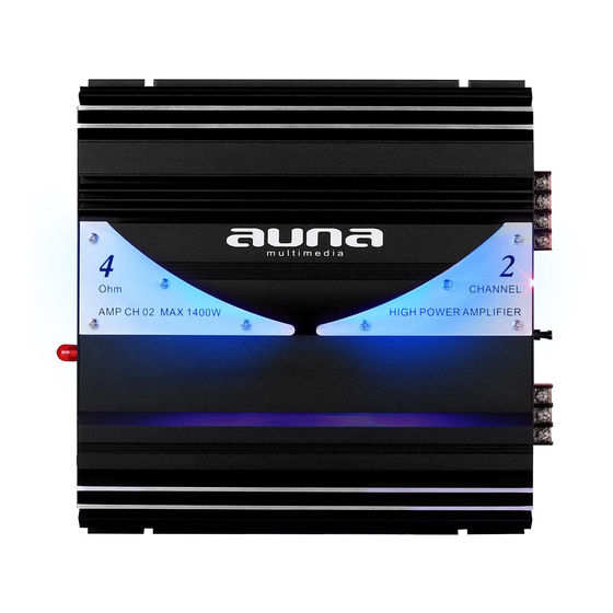 auna AMP-CH02 Mode D'emploi