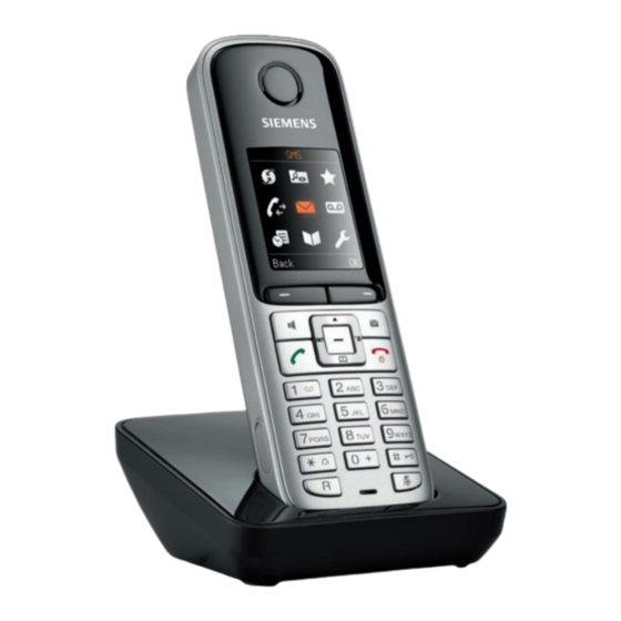 Siemens Gigaset S79H Mode D'emploi
