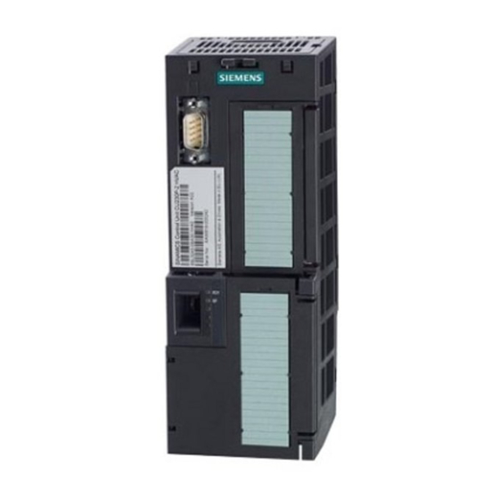 Siemens SINAMICS G120 CU230P-2 HVAC Instructions De Service