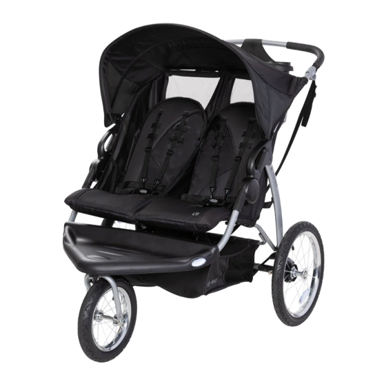 Baby Trend Expedition Double Jogger Manuel D'instructions