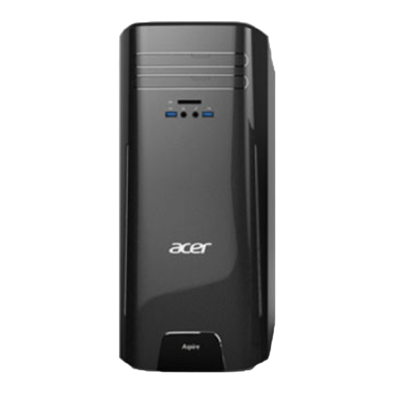 Acer ASPIRE T3-710-005 Manuels