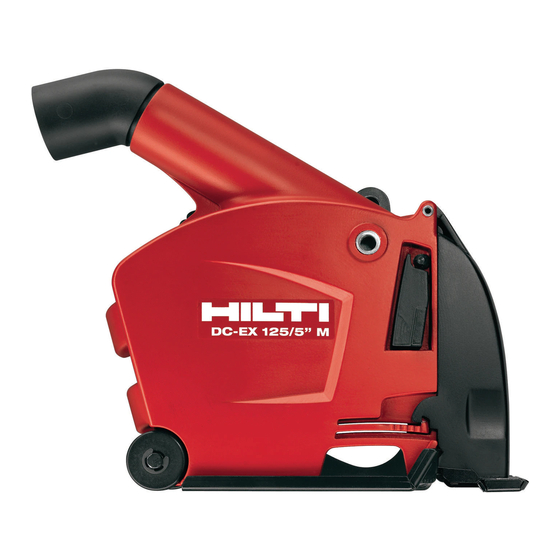Hilti DC-EX 125/5"M Mode D'emploi Original