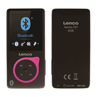 LENCO Xemio-767 BT Manuel De L'utilisateur