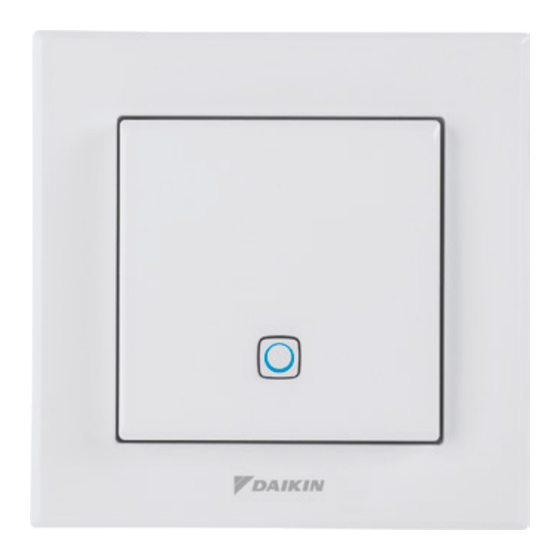 Daikin Home Controls EKRSENDI1BA Guide De Référence Installateur Et Utilisateur