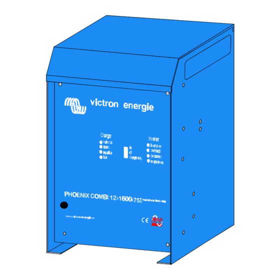 Victron Energie Phoenix Combi 12/1000/50 Mode D'emploi