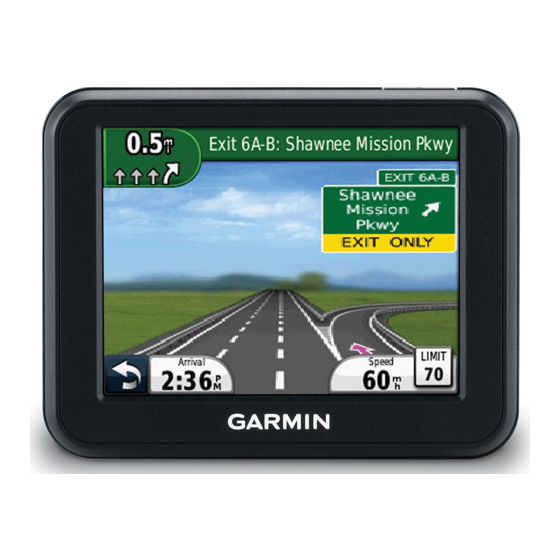 Garmin nuvi 30 Manuel D'utilisation