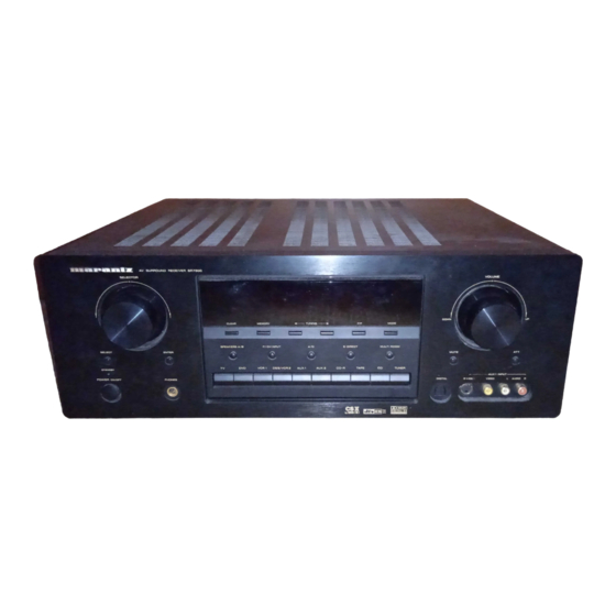 Marantz SR 7300 NOIR Manuels