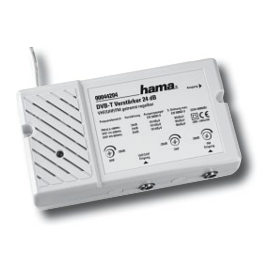 Hama DVB-T Mode D'emploi