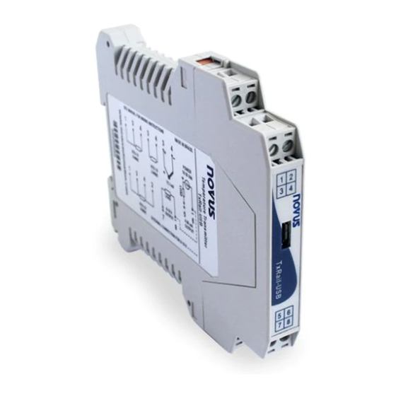 Novus TxRail-USB Manuel D'instruction