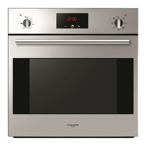 Fulgor Milano F1SM24 2 Serie Instructions Pour L'installation Et L'utilisation