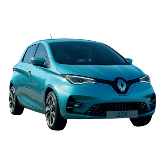 Renault ZOE 2020 Notice D'utilisation