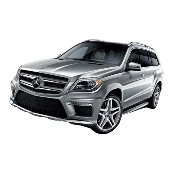 Mercedes-Benz GL Mode D'emploi