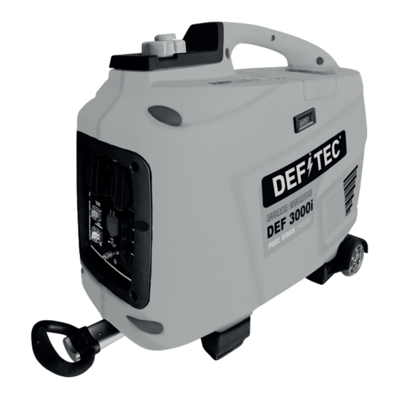 DOMAC DEFITEC DEF 3000i Manuel D'utilisation Et D'entretien