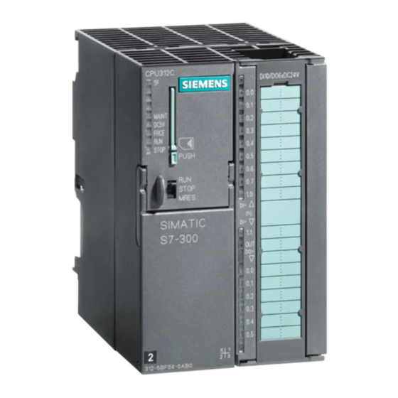 Siemens S7-300 Manuel De Configuration