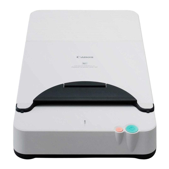 Canon imageFORMULA Flatbed Scanner Unit 101 Manuels