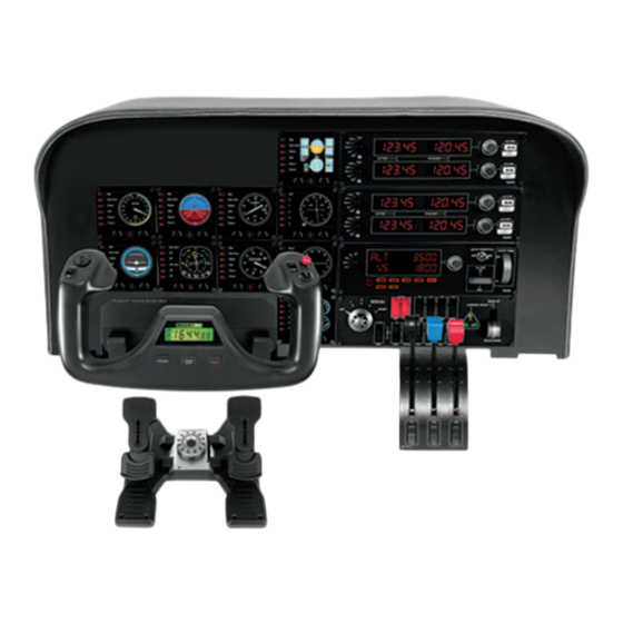 Logitech FLIGHT INSTRUMENT PANEL Guide De L'utilisateur