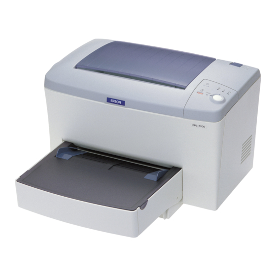 Epson EPL-6100L Notice D'installation