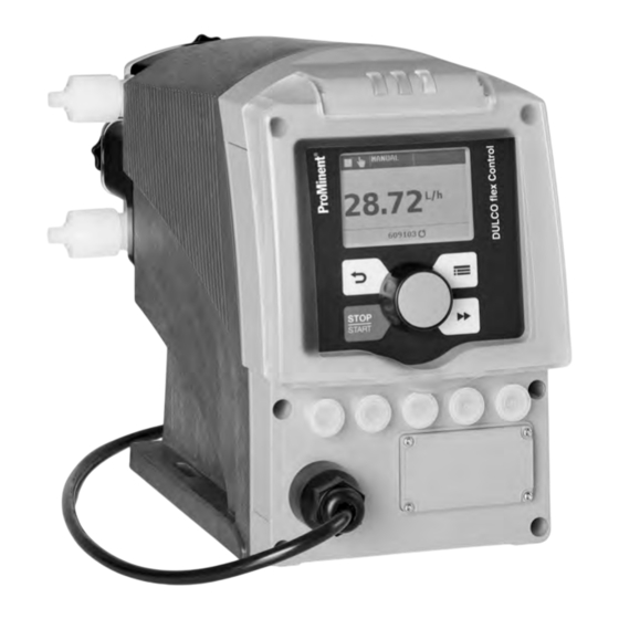 ProMinent DULCO flex Control Série Manuel D'utilisation