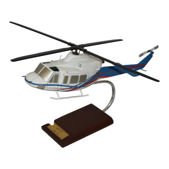 Heli-scale Bell HUEY 412 Manuel D'assemblage