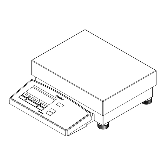 Precisa 490 IBK Guide De Départ Rapide