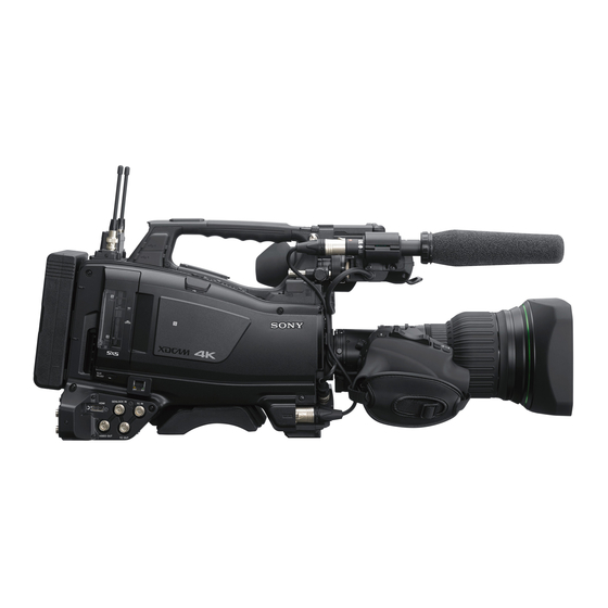 Sony PXW-Z450 Avant D'utiliser Cet Appareil