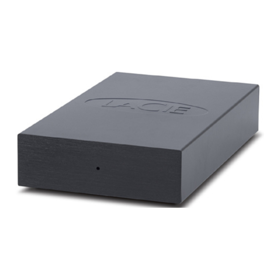 LaCie Desktop Hard Disk Manuel D'utilisation