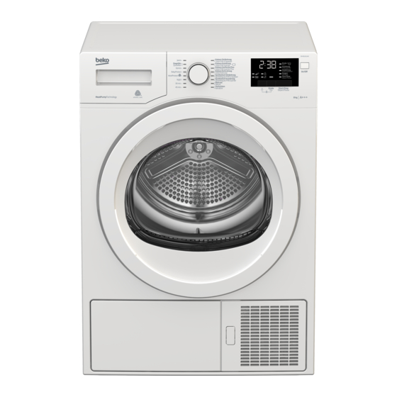Beko DH 8533 GA0 Manuel De L'utilisateur