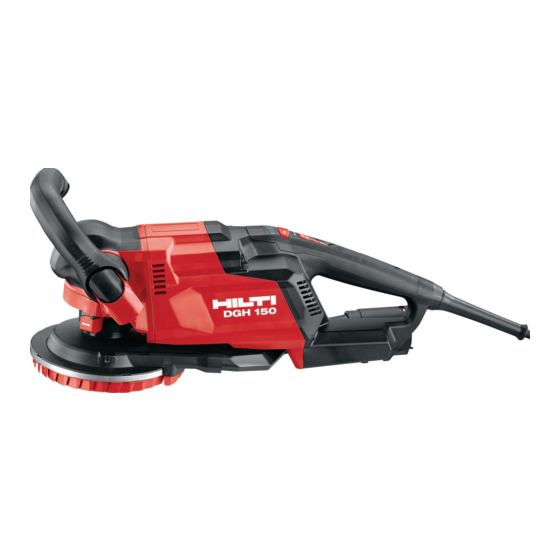 Hilti DGH 150 Mode D'emploi