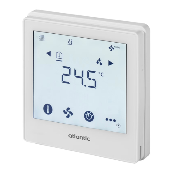 Atlantic Osmoz Room Controller Notice D'utilisation