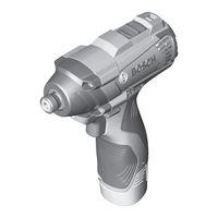 Bosch GDR Professional 120-LI Notice Originale