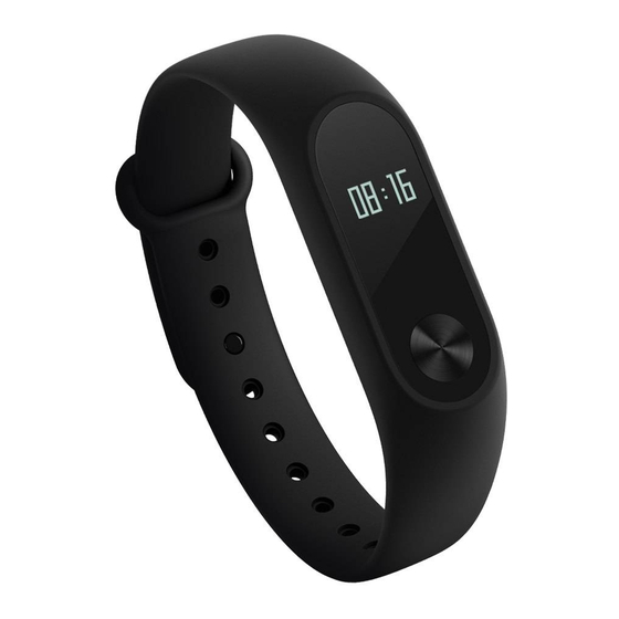 Xiaomi MI BAND 2 Manuel De L'utilisateur