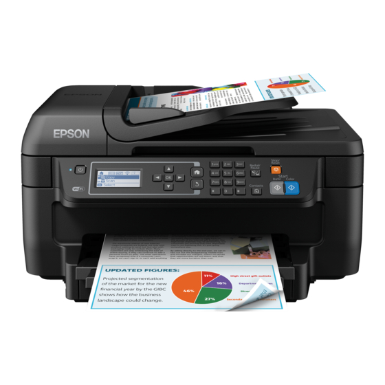 Epson WorkForce WF-2750 Guide De L'utilisateur