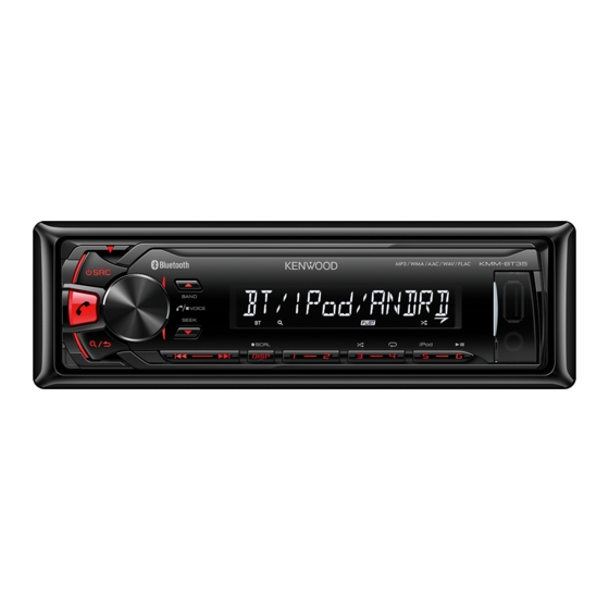 Kenwood KMM-BT35 Mode D'emploi