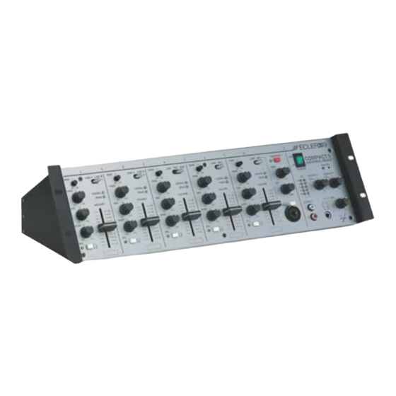 Ecler COMPACT 5 Notice D'emploi