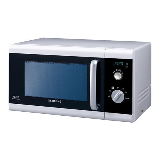 Samsung GE82W Mode D'emploi Et Conseils De Cuisson