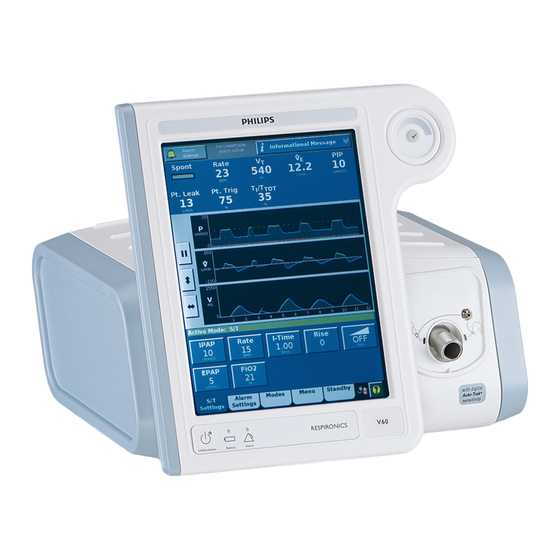 Philips Respironics V60 Manuel D'utilisation