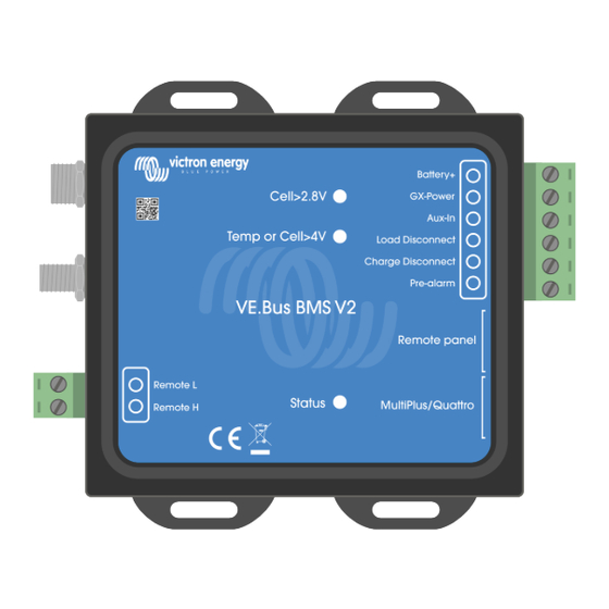 Victron energy BMS VE.Bus V2 Manuel Du Produit