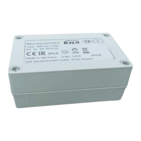 EOS SBM-GLT-MOD Notice De Montage Et D'utilisation