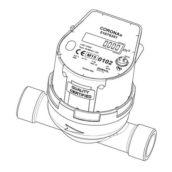 Diehl Metering CORONA E Instructions De Montage Et D'utilisation