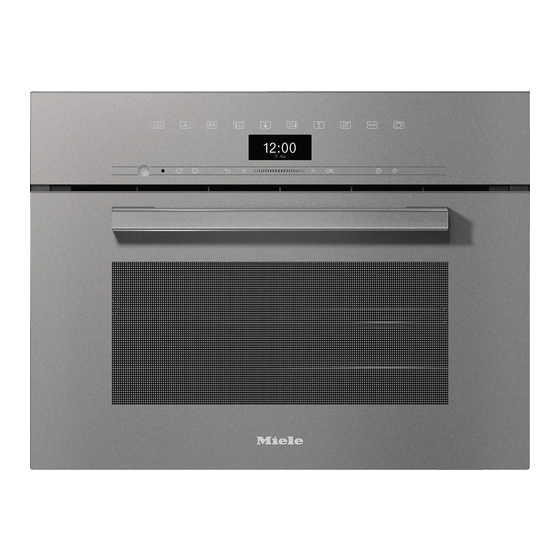 Miele DGC 7440 X Mode D'emploi Et Instructions De Montage