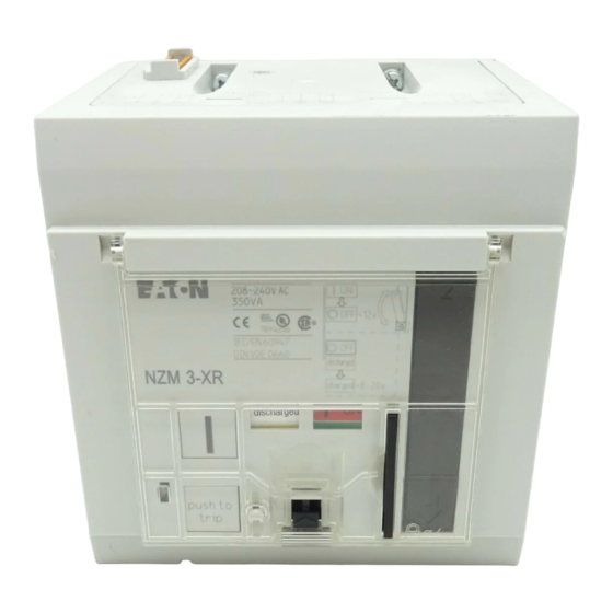 Eaton NZM3-XR Serie Notice D'installation