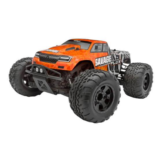 HPI Racing Savage Flux Conversion Manuels