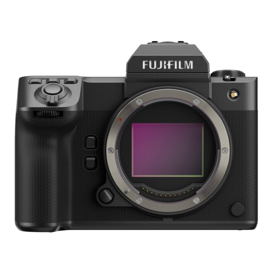 FujiFilm GFX 100II Manuel De Base