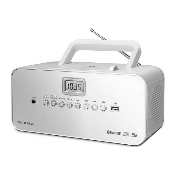 Muse M-30 BT Manuel De L'utilisateur