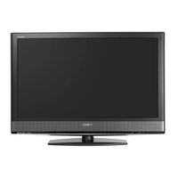 Sony BRAVIA KDL-40W2000 Mode D'emploi