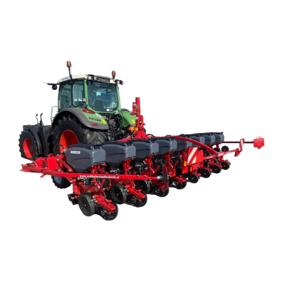 horsch Maestro 8 RC Manuel D'utilisation