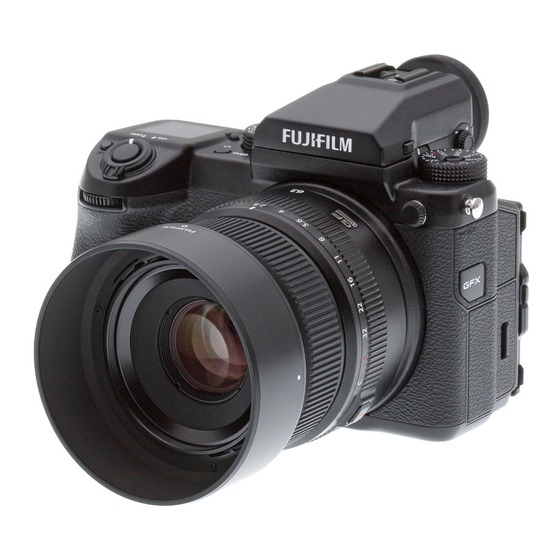 FujiFilm GFX 50S Manuel Du Propriétaire