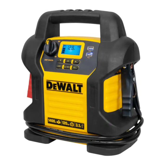 DeWalt DXAEJ14CA Manuels