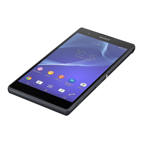 Sony Xperia T2 Ultra dual D5322 Guide De L'utilisateur